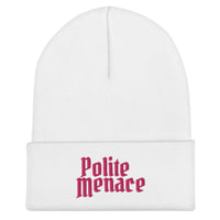 Image 4 of Polite Menace Cuffed Beanie cap