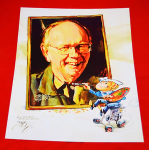 Image of Limited Edition Tom Fritz "Stroker" Painted Poster