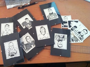 Image of Ice Hockey Portraits Original Art (Commisions Accepted! Same Price!)