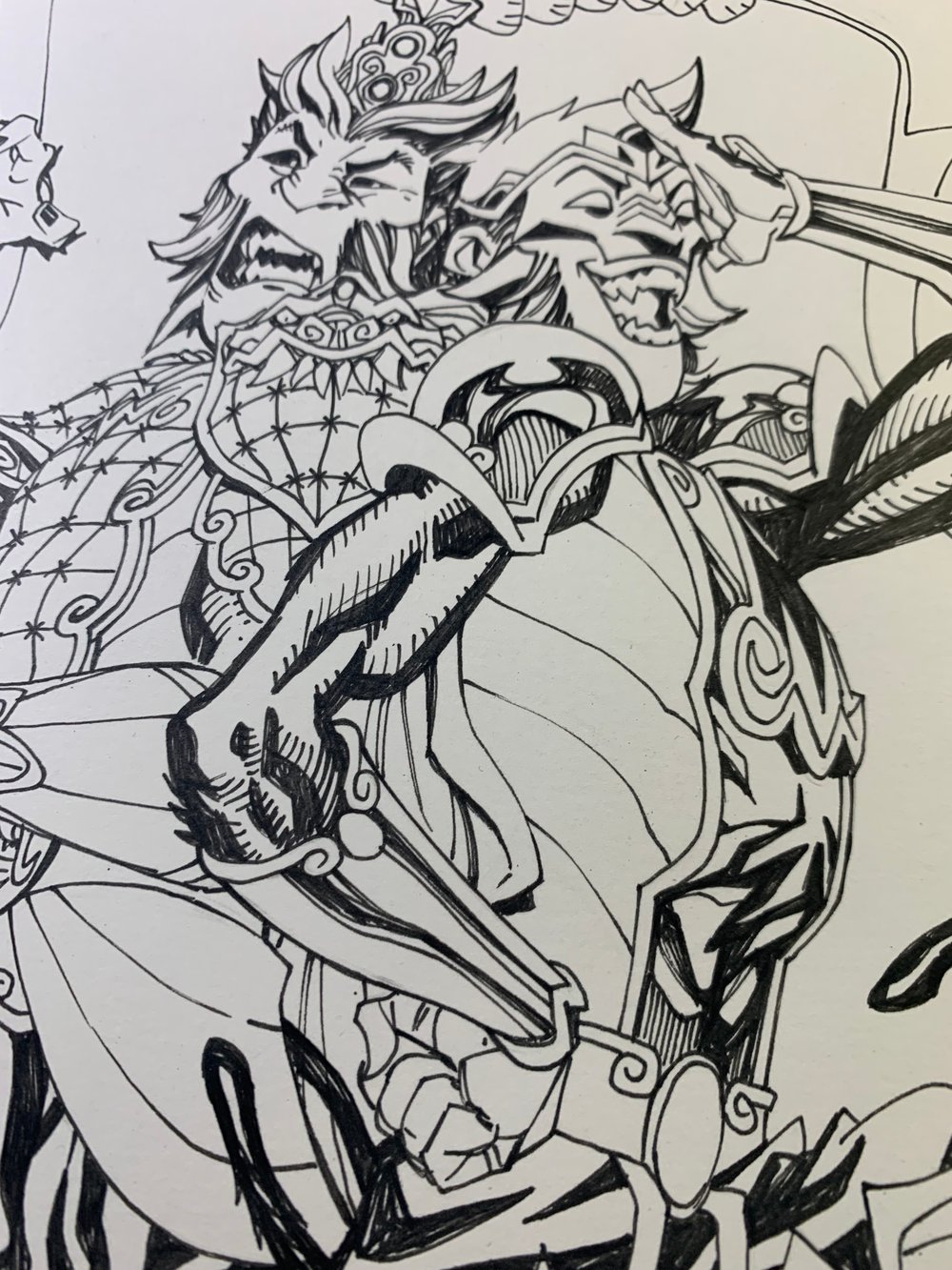 Image of MONKEY PRINCE #11 cover original art