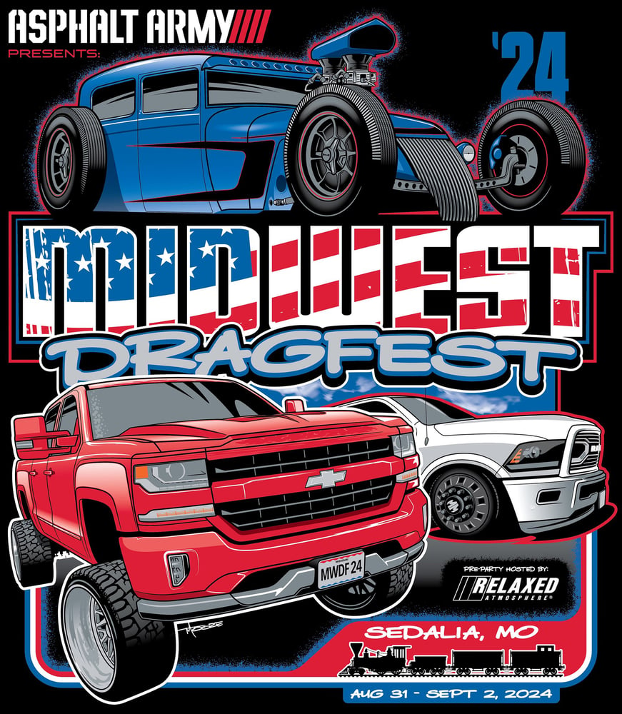 Image of Midwest Dragfest 2024 Event Shirts