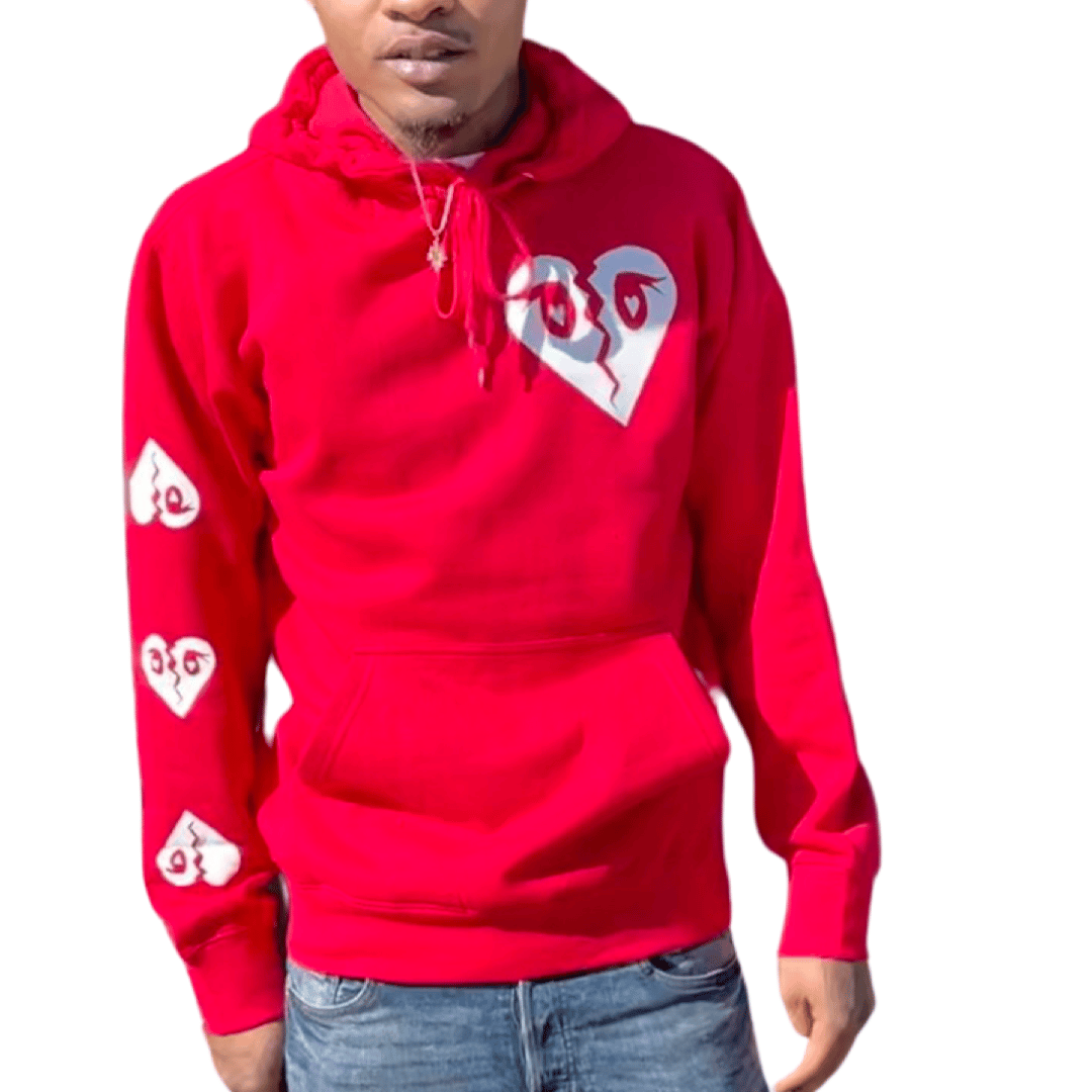 Broken 2025 heart hoodie