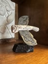 OWL IN FLIGHT SCULPTURE