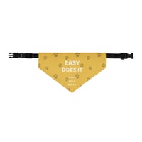 Image 4 of Easy Does It Dog Bandana | Yellow