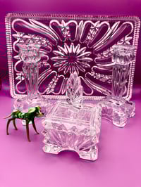 Image 1 of Crystal Dressing Table Set