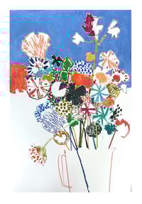 Image 3 of Still life original unframed oil pastel drawing 