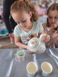 Image 18 of Princess Tea Party, colorful unicorns, princess appearance, snow fall, MORE! 