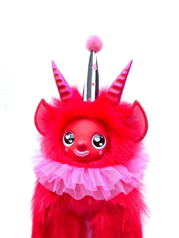 XL Creature with pink ruffle