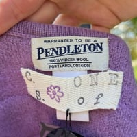 Image 4 of Small Purple Pendleton Cardigan
