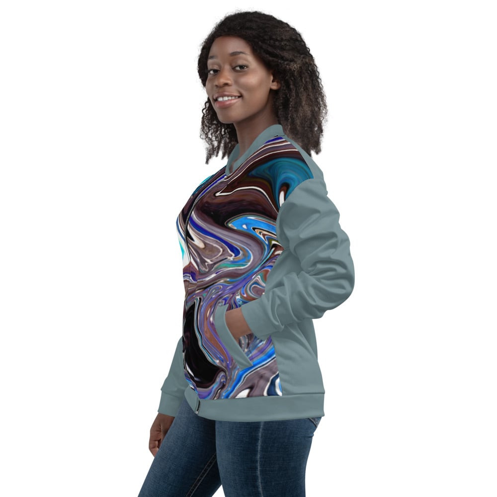 Image of Blue P. Art-Space Unisex Bomberjacke Gothik