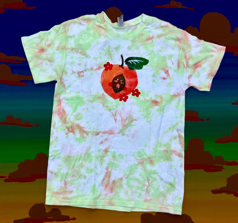 Image of READY TO SHIP- Limited Edition Tie-Dye Peachy Keen Tee