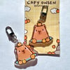 Capy Onsen Keychain