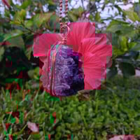 Image 4 of Amethyst Geode Necklace