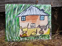 Image 2 of Dogs And Cat On Porch