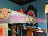 Image 3 of Hand Painted Vintage Saw | Free Tattoo Fixer