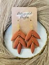 RUST ALEXA CLAY EARRINGS