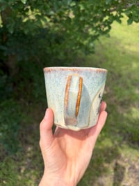 Image 3 of 10oz. Rusty Blue Cowboy shade