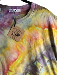 Image 3 of S Crop Cotton Tee in Sunrise Ice Dye