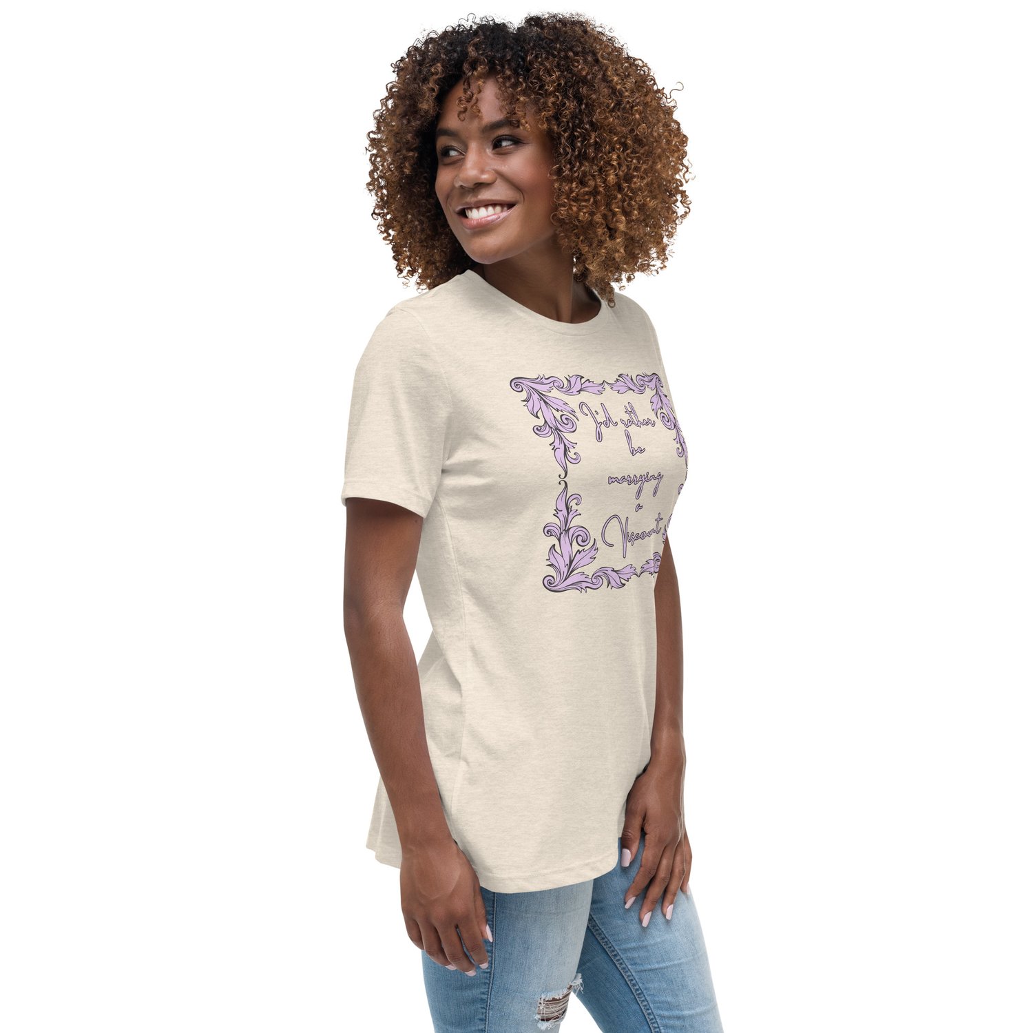 Image of Women's Relaxed T-Shirt marry viscount bridgerton inspired 