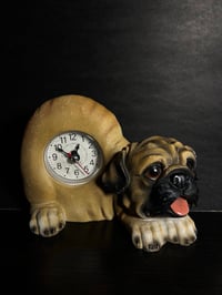 Image 3 of Antique Pug Clock