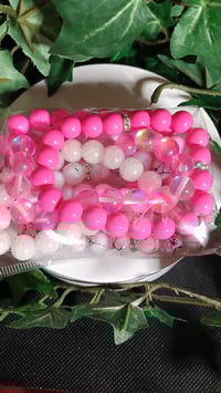 Image 2 of Pink Bracelet Stack 6pc
