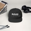Black & White Embroidered Snapback