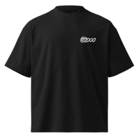 Image 3 of CYBER CHOLO ©2000 organic oversized high neck t-shirt