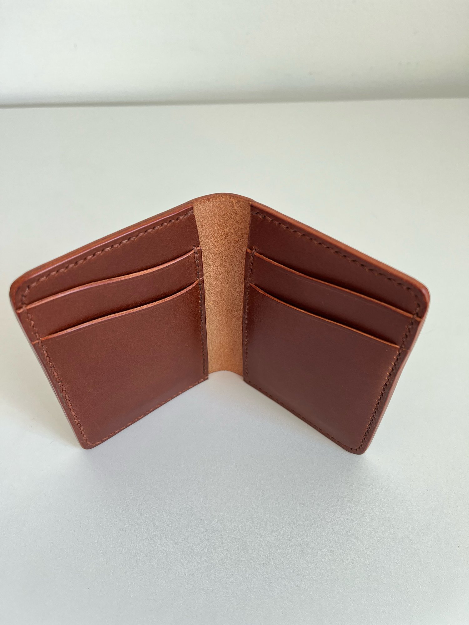 Image of Chestnut Buttero Vertical Cardholder
