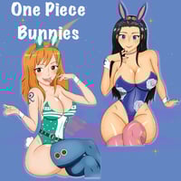 Image 1 of One Piece Bunny Girls Stickers