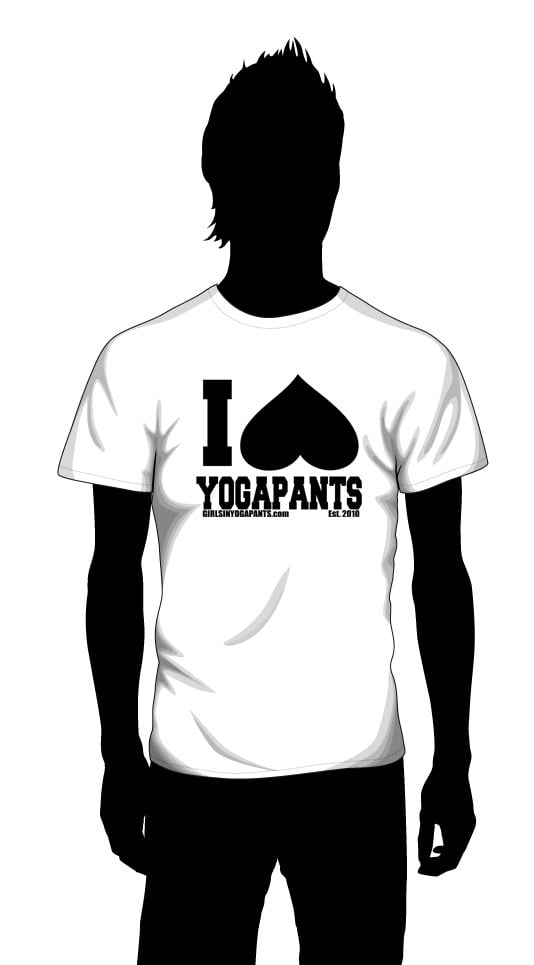 GirlsInYogaPants.com Online Store — I HEART YOGA PANTS (college)