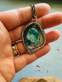 Image 9 of Sierra Nevada turquoise talisman necklace