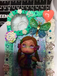 Image 3 of TEAL BABYGIRL BRAIDS 🦋 IPHONE CELL CASE 