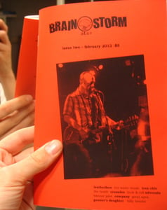 Image of BRAIN STORM ZINE #2 w/ comp CD - SOLD OUT!