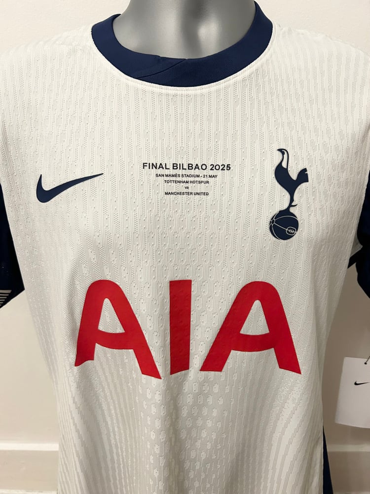 Image of Tottenham Hotspur “SON 7” Vaporknit 2024/25 Home Europa Final Shirt,  L