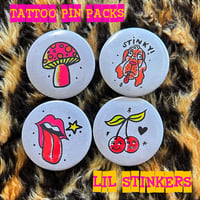 Image 4 of Handmade Tattoo Pin Packs