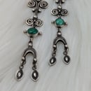 Image 3 of Emerald Valley Statement Earrings