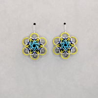 Image 5 of Spirograph Flower Earrings