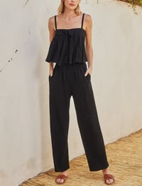Image 1 of Flowy black set 