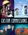 Custom Digital Commissions | Cartoon Style Personal Commission