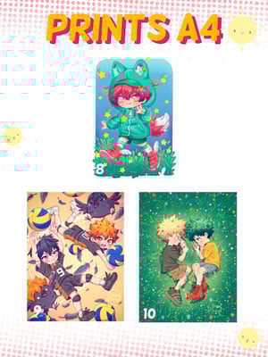 Image of [NEW] Prints A4
