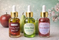 Candy Apple, Juicy Pear & Cherry Blossom Yoni Oil Trio