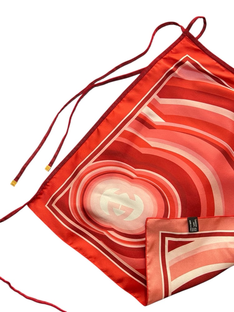 Tom Ford Gucci Silk scarf halter | Auxilio Vintage