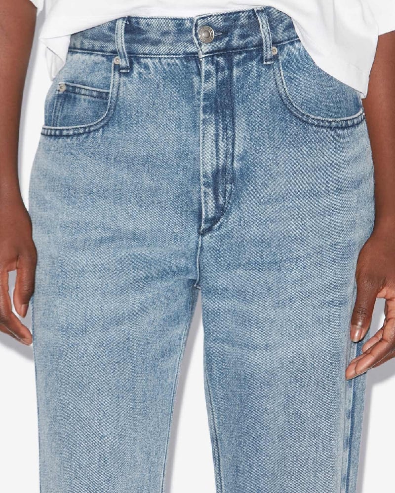 Image of ISABEL MARANT BELVIRA PANTS LIGHT BLUE