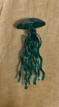 Image 4 of Teal Jellyfish Wind Chimes