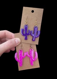 Image 6 of Custom Cactus Earrings