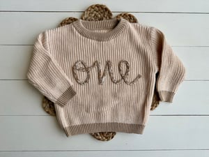 Image of ONE two toned sweater