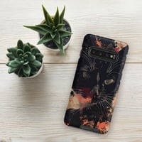 Image 3 of Colorful Black Cat Painting Tough case for Samsung®