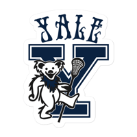 Yale - Dead Athletic Lacrosse - Sticker