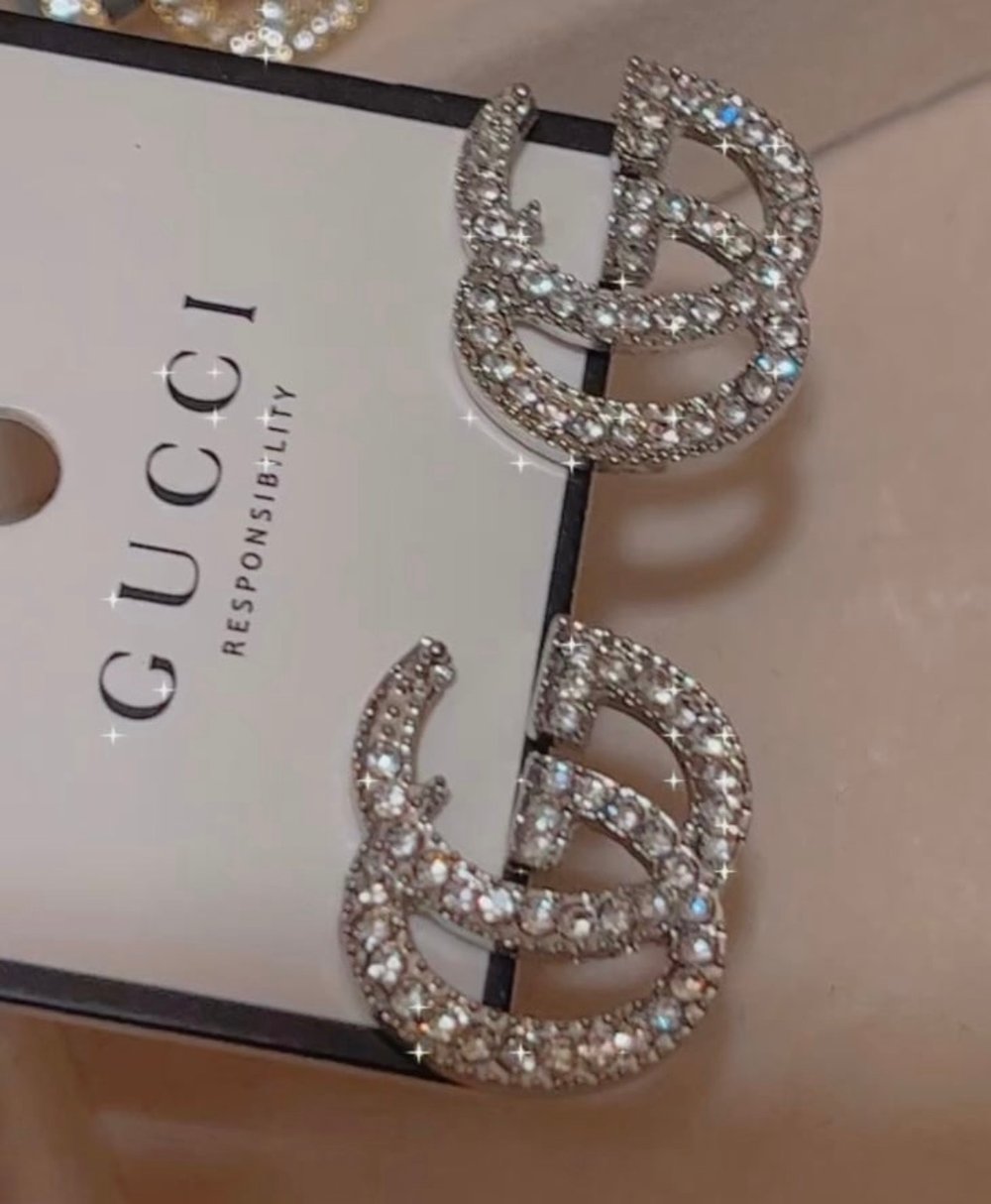 Gg gold Plated Silver Earring’s 