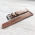 40's Style Horween Shell Cordovan strap - Bourbon